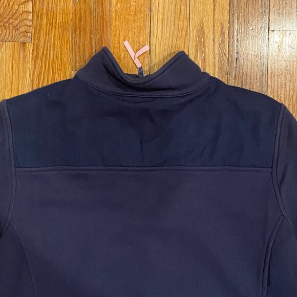 Vineyard Vines Women's Quarter-Zip Navy Sweatshirt Pullover Size Medium - Picture 6 of 7